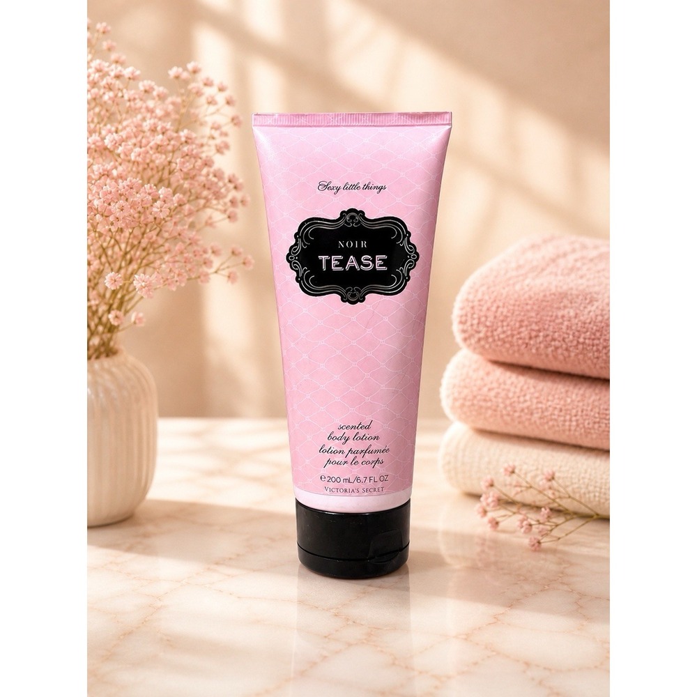Victorias Secret Noir Tease Scented Body Lotion 6.7oz Rare Discontinued Pink